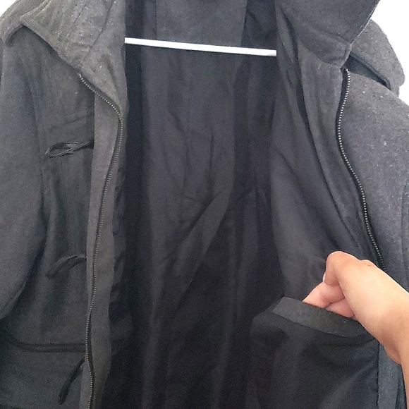 Hot Topic Wool Blend Pea Coat - Picture 9 of 11